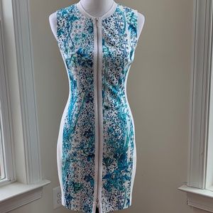 ELIE TAHARI floral print dress